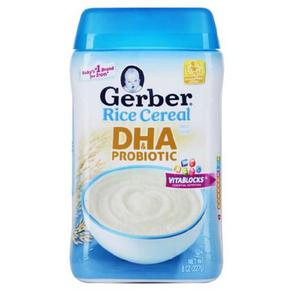 手机端：嘉宝 GERBER 米粉辅食 一段227g 折10元(19.9，199-100)