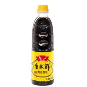 鲁花 自然鲜 酱香酱油 800ml 瓶装  9.9元