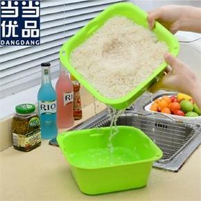 当当优品 厨房收纳 洗菜盆四件套 9.9元