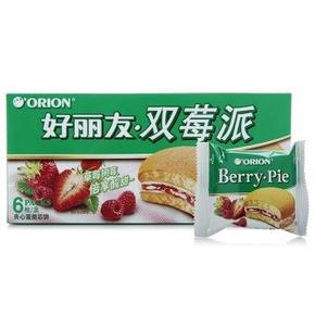 Orion 好丽友 双莓派6枚 138g/盒 折4.3元(8.8，39元9件)