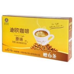手机端：迪欧 三合一速溶咖啡 原味15克×48条+奶香15克×48条 36元(2件75折)