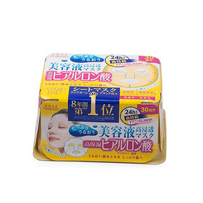 KOSE 高丝 CLEAR TURN 玻尿酸保湿面膜 30片 39元包邮(需用码)