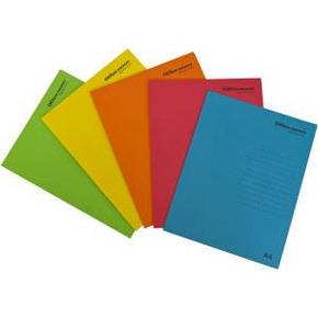 白菜价# Office Depot 欧迪办公 纸皮文件夹 带内插 A4 蓝色 10个/包 2.6元