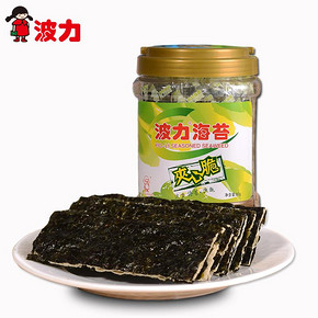 波力 海苔夹心脆80gx2罐 38.7元包邮元(51.6-12.9)