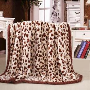 红瑞 双层加厚拉舍尔毛毯子200*230cm 豹点 99元(199-100券)