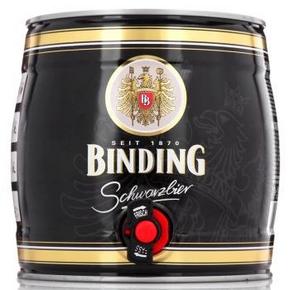 德国  Binding  冰顶 黑啤酒/白啤酒 3.1L桶装 44元(69，79-50)