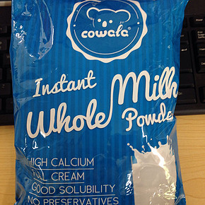 Cowala 咔哇熊高钙儿童成人全脂奶粉~供应商是新西兰的